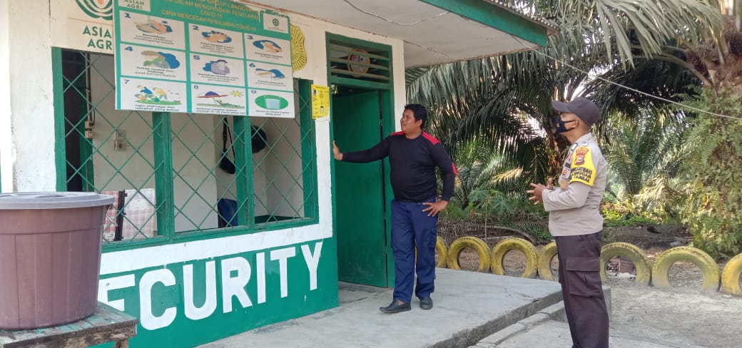 Waspada Aksi C3 dan Penularan Covid-19 di Desa Segati, Polsek Langgam Galakan Patroli