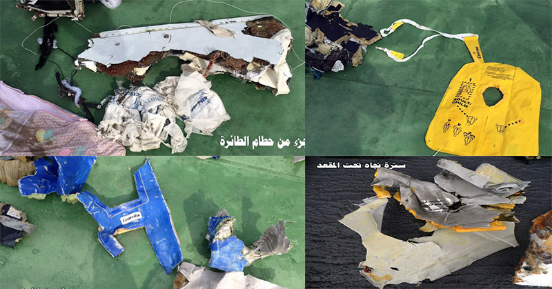 Pesawat EgyptAir yang Hilang Ditemukan, Ada Asap sebelum Jatuh