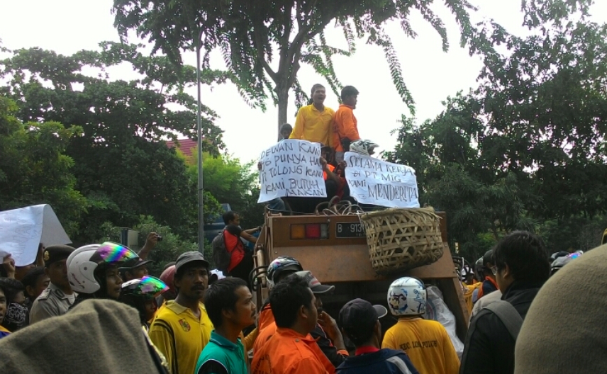 Pedemo Minta Putuskan Kontrak PT MIG