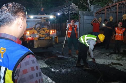 Pemko Pekanbaru Genjot Perbaikan Jalan Rusak, 200 Titik Sudah Ditambal