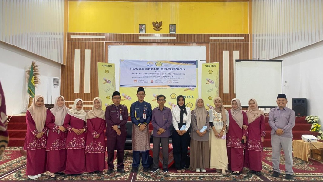 Dekan Fakultas FIS UNIKS Sarjan M,  Buka FGD BEM FIS UNIKS