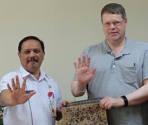 Sekda Inhil Jamu Kedatangan Peneliti Dari 'Negeri Kincir Angin'