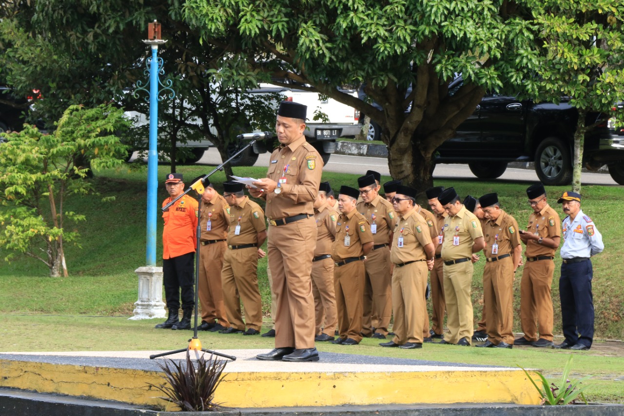 Sekda Kuansing Dedy Sambudi Sebut Bela Negara Tanggung Jawab Bersama, Disampaikan Saat Jadi Irup Hari Bela Negara Ke-74