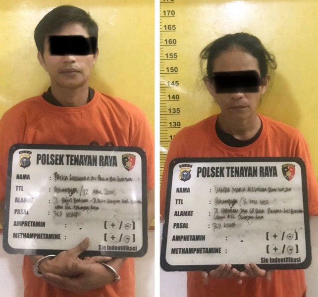 Sepasang Kekasih di Pekanbaru Curi Motor Tetangga, Ditangkap di Dua Lokasi Berbeda