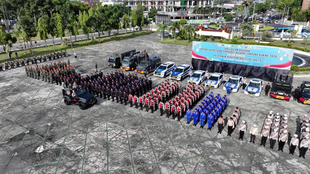 Polda Riau Kerahkan 3.815 Personel Amankan Mudik Idulfitri 2026