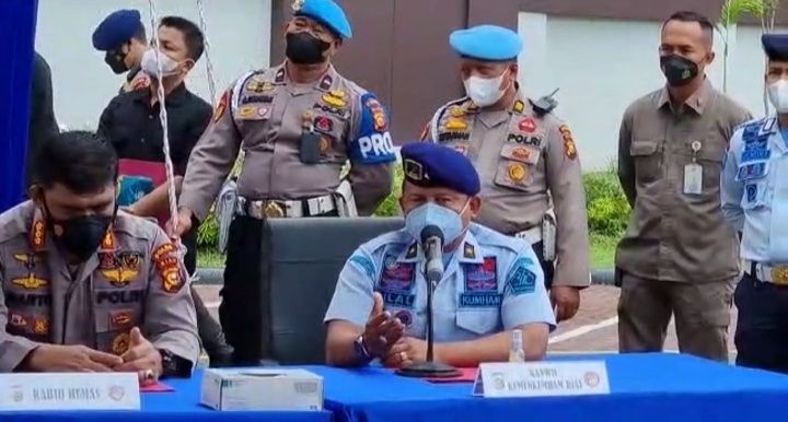 Kanwil Kemenkumham Riau Apresiasi Kinerja Polda Riau dalam Pengungkapan Kasus Narkotika Jaringan Internasional