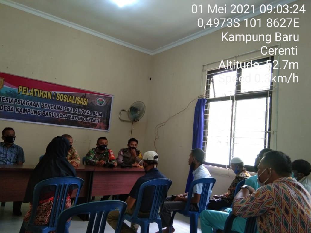 Babinsa Dan Bhabinkamtibmas Bersinergi Sosialisasi Karhutla