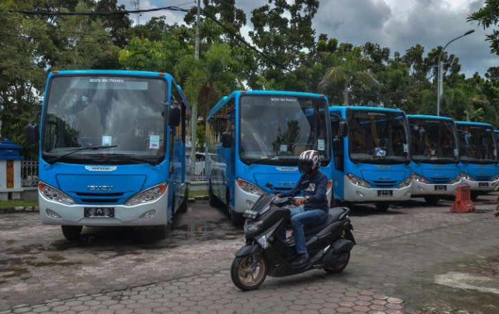 Pekanbaru-Kampar Semakin Nyambung, Bus TMP Buka Rute Baru