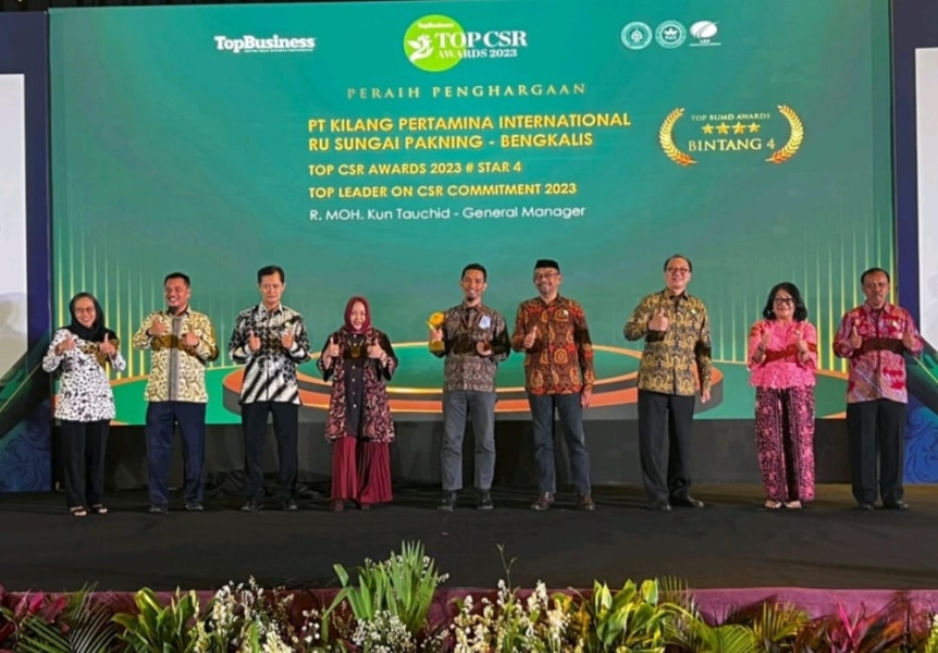 PT KPI Sungai Pakning Sabet Dua Penghargaan Award 2023