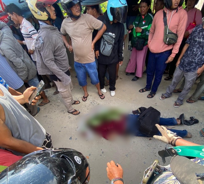 Pria Tewas Dipukul Balok, Diduga Diserang ODGJ di Pekanbaru