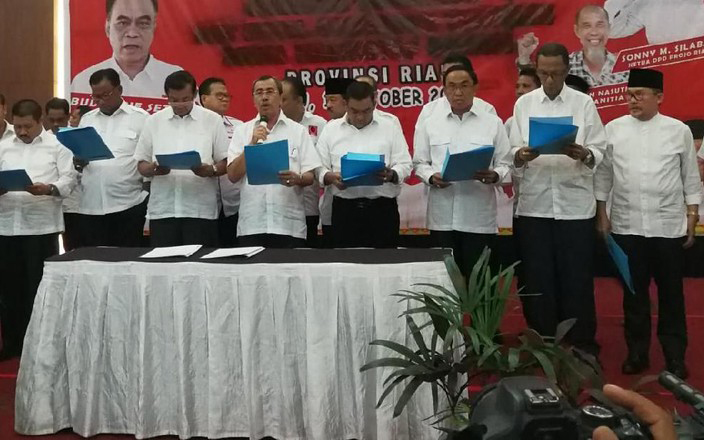Bawaslu Riau Berharap Sanksi Mendagri Beri Efek Jera 11 Kepala Daerah yang Ikut Deklarasi Projo