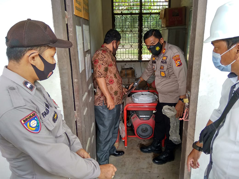 Kapolsek Bandar Sei Kijang dan Instansi Terkait Cek Kesiapan Perusahaan Hadapi Karhutla