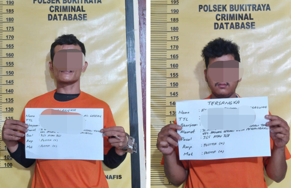 Dua Begal Berkedok Polisi Ditangkap di Depan Kantor DPRD Riau 