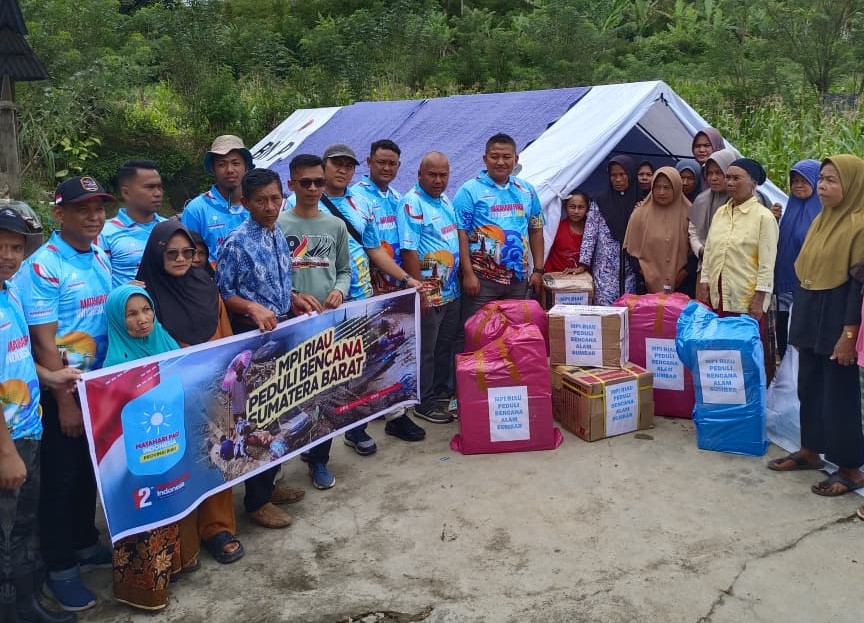 MPI Riau Salurkan Bantuan ke Korban Bencana di Sumbar