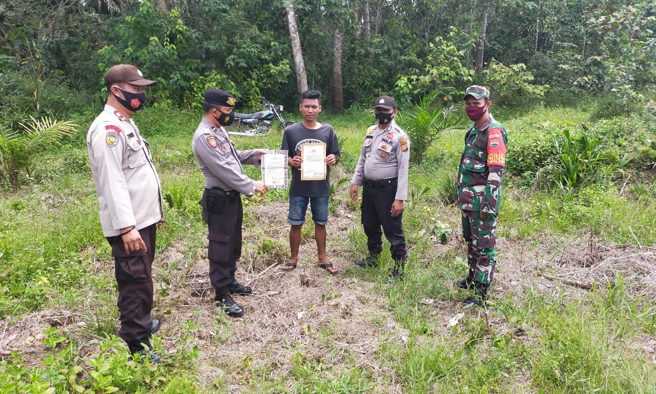Masuki Musim Kemarau, Polsek Pangkalan Lesung Rutin Patroli Karhutla