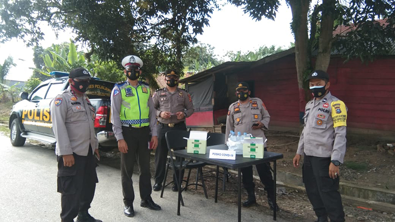 Polsek Bandar Sei Kijang Kembali Buka Posko Covid-19 dan Imbauan Prokes