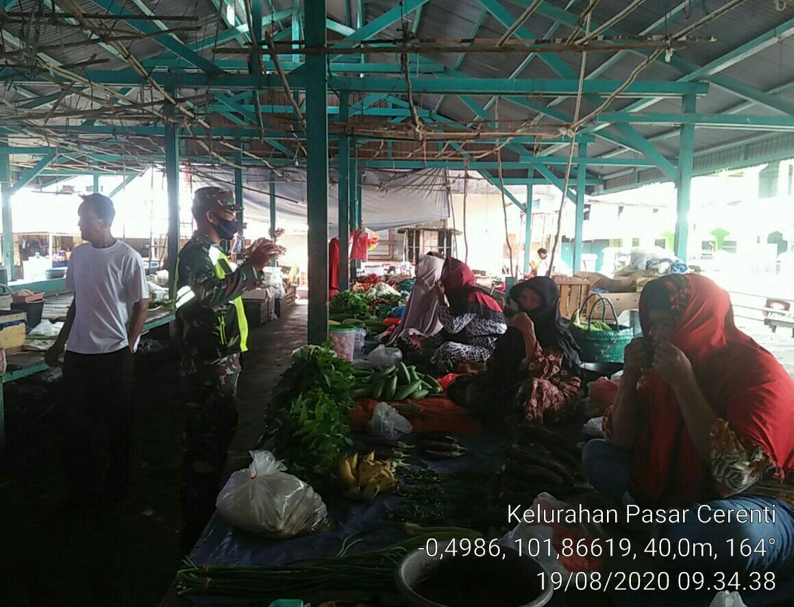 Terapkan Protokol Kesehatan, Pengunjung Pasar Wajib Pakai Masker