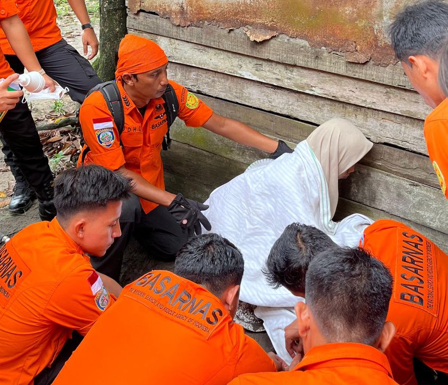 Siswi SMA 4 Pekanbaru yang Hilang di Kawasan Hutan Lanud Roesmin Nurjadin Ditemukan Selamat