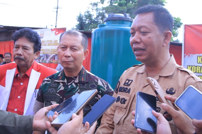 Pemko Pekanbaru Apresiasi TNI AD Sediakan Fasilitas Air Bersih Untuk Warga Sialang Sakti