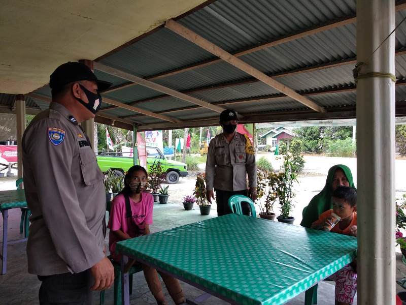 Rutin Patroli C3 dan Sosialisasi Antisipasi Penyebaran Covid-19, Ini Harapan Polsek Langgam
