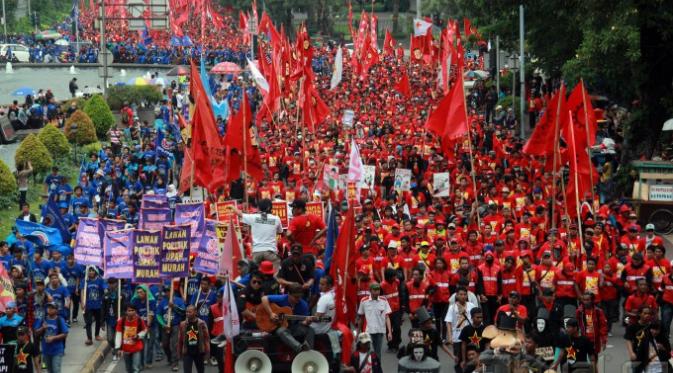 May Day, Sekitar 150.000 Buruh Akan Unjuk Rasa di Depan Istana Negara