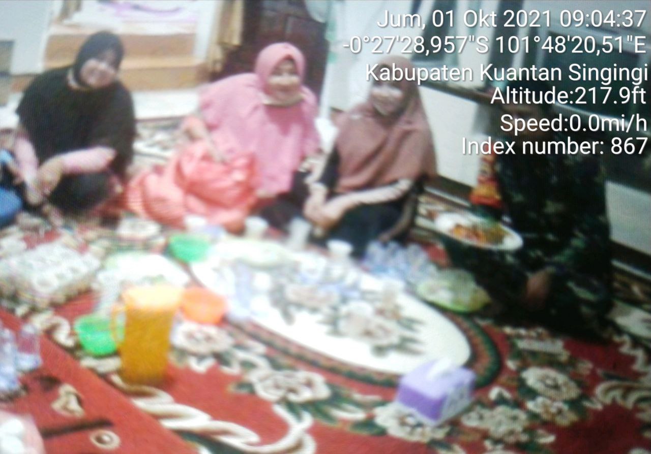 Babinsa Koramil 06/Cerenti Kodim 0302/Inhu Melaksanakan Komsos Dengan Warga Binaan Desa Pulau Sipan