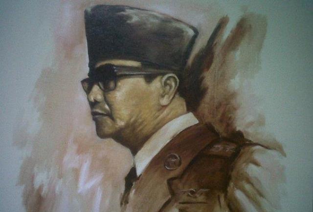 Bung Karno, Gunung Meletus, Peminta-minta