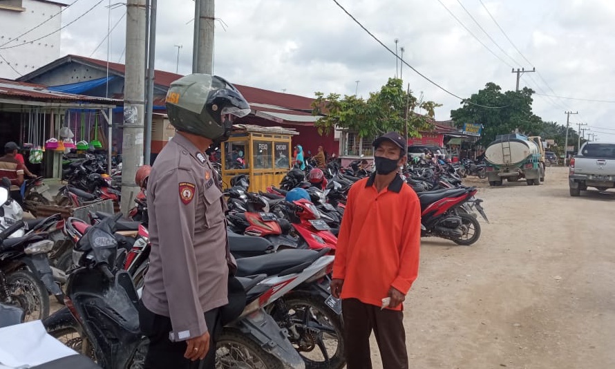 Polsek Langgam Laksanakan Patroli Rutin Pencegahan C3 dan Covid-19