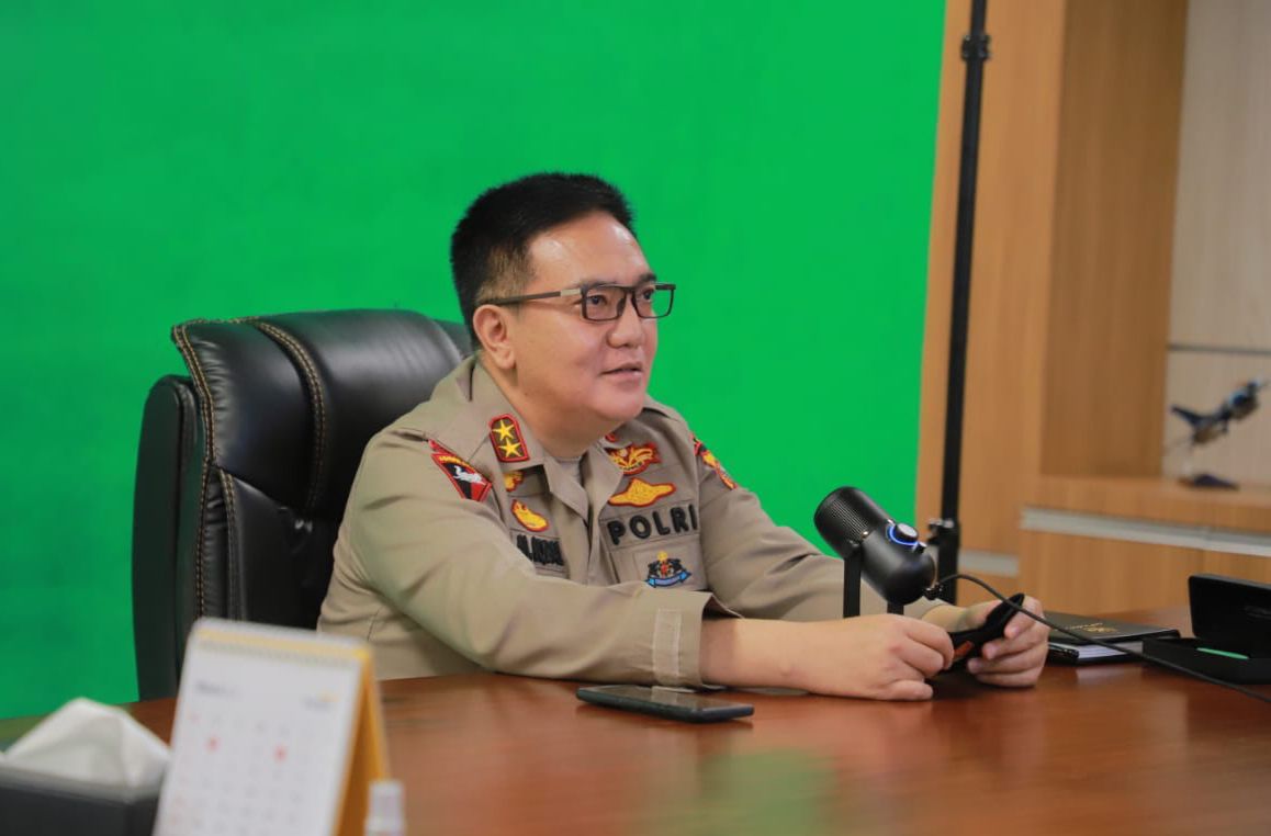 Pimpin Anev Secara Virtual, Kapolda Riau Irjen Mohammad Iqbal Apresiasi Inovasi Percepatan Laju Vaksinasi Covid-19 di Riau  