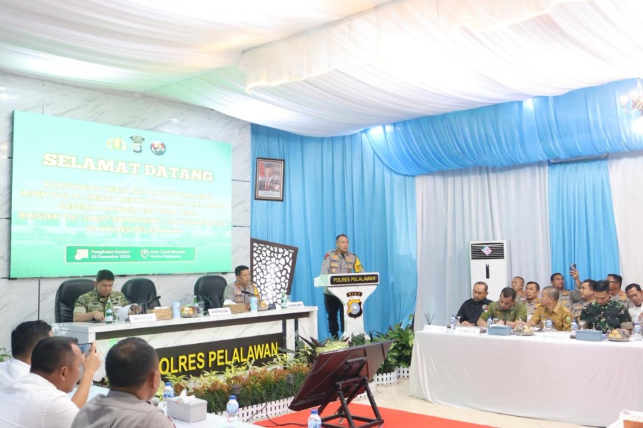 Kapolda Riau Bersama Danrem 031/WB Tegaskan Komitmen Penyelesaian Konflik TNTN Secara Humanis