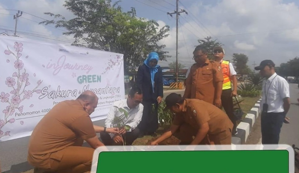 DLHK Kota Pekanbaru Lakukan Penghijauan dalam Rangka Hari Peduli Sampah Nasional