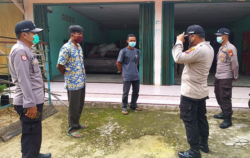 Polsek Kerumutan Terus Sosialisasikan AKB kepada Warga