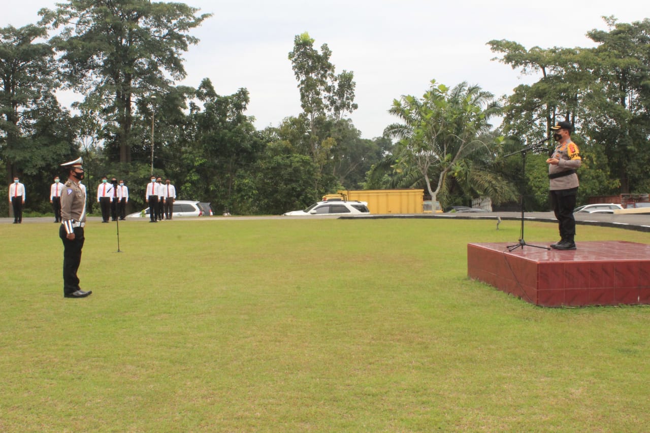 Perayaan Natal dan Tahun Baru, Polres Kuansing Gelar Pasukan OPS Lilin Lancang Kuning