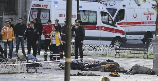 Ledakan Bom di Istanbul, 11 Tewas 36 Terluka