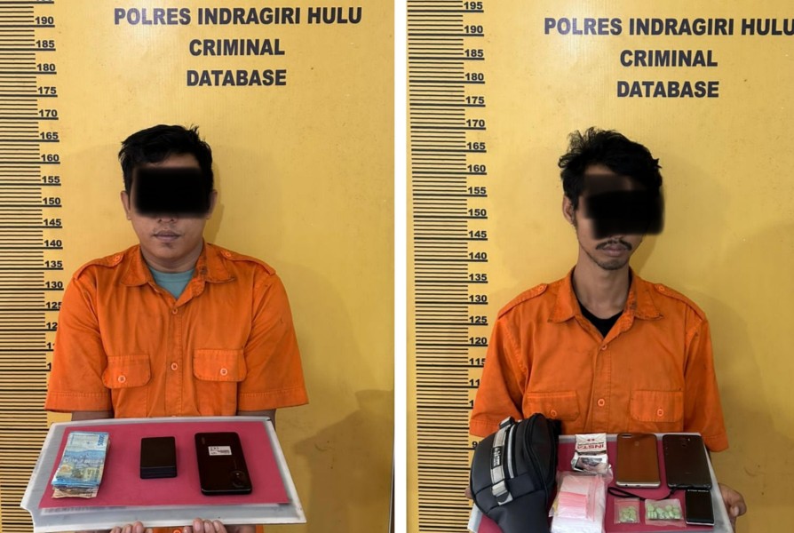 Dua Pengedar Ekstasi Diciduk di Permukiman Rengat Barat, 29 Butir Pil 