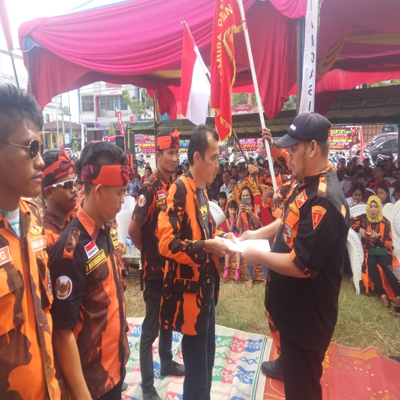 Ketua PAC Kecamatan Bathin Solapan Lantik Pimpinan Anak Ranting PP Desa Batang Dui