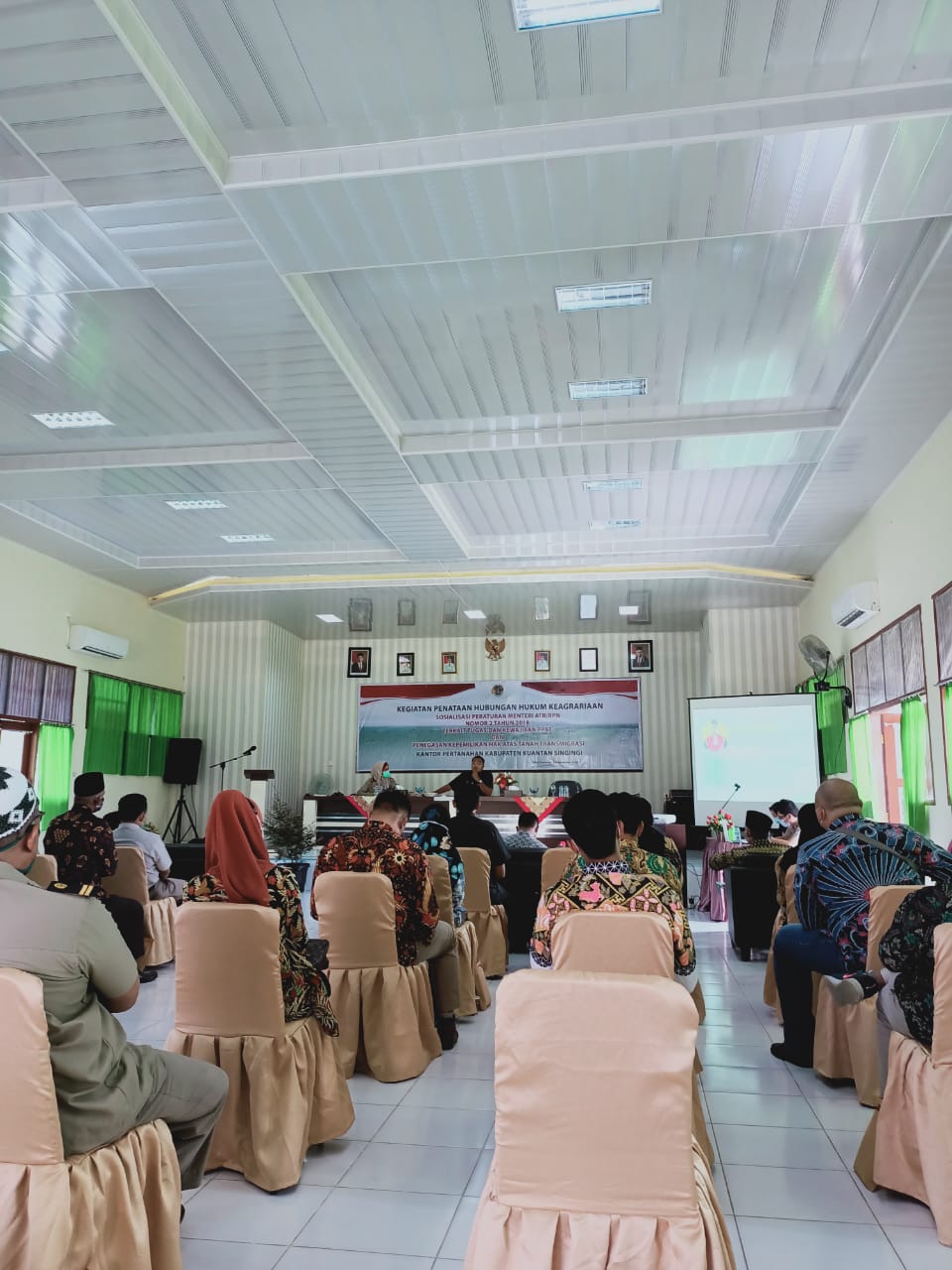 BPN Teluk Kuantan Gelar Sosialisasi Tentang Permen Nomor 2 Tahun 2018