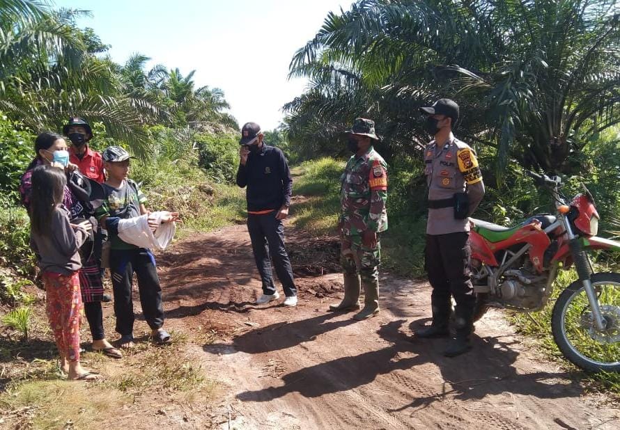 Upaya Pencegahan, Polsek Teluk Meranti Patroli ke Lokasi Rawan Karhutla