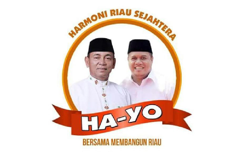 Gandeng Yopi Arianto, HM Harris Umumkan Slogan 'HAYO' untuk Pasangannya