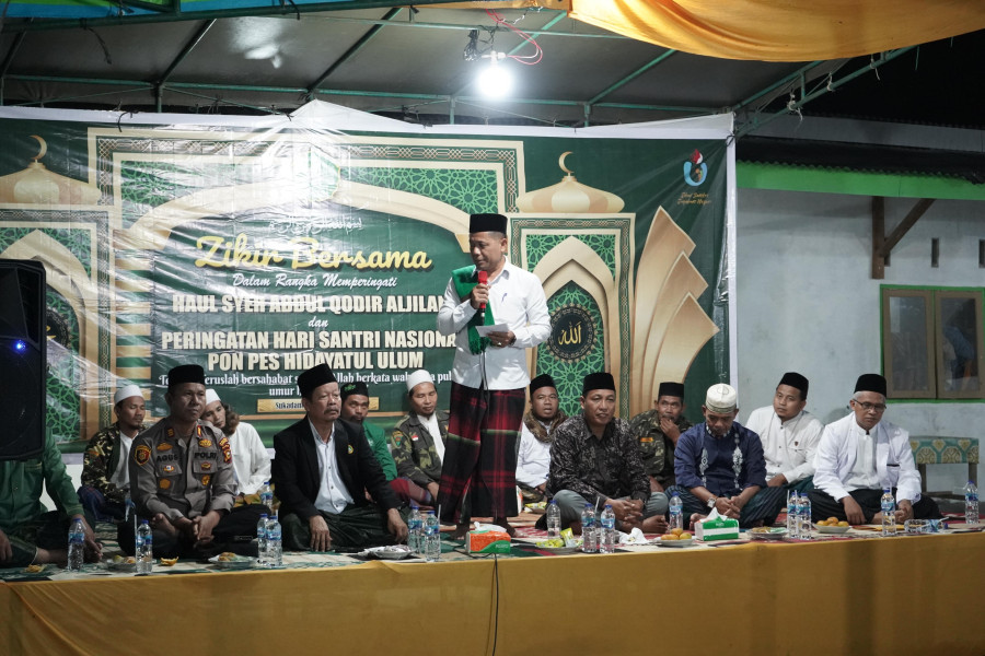 Wakili Bupati Di Haul Syeh Abdul Qadir Jailani  Sekda Sebut Pesantren Benteng Moral Generasi Muda