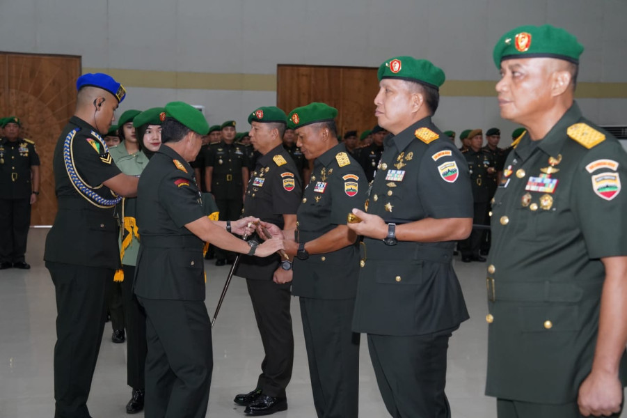 Tongkat Komando Beralih, Brigjen TNI Sugiyono Siap Lanjutkan Legasi di Korem 031/Wira Bima