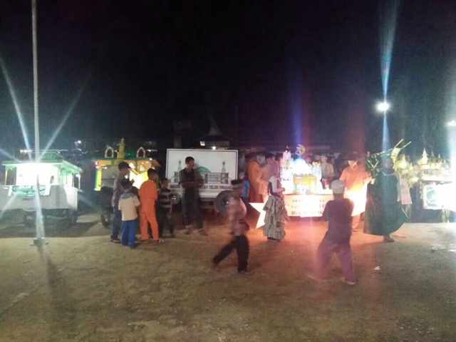 Warga Kecamatan GAS Meriahkan Malam Idulfitri dengan Pawai Takbir
