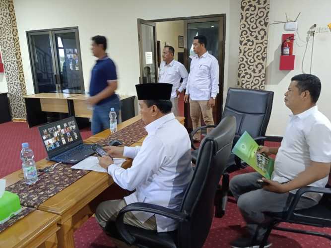 Lewat Zoom Meeting   Plt Bupati Intruksikan OPD Gesa Pelaksanaan APBD 2023
