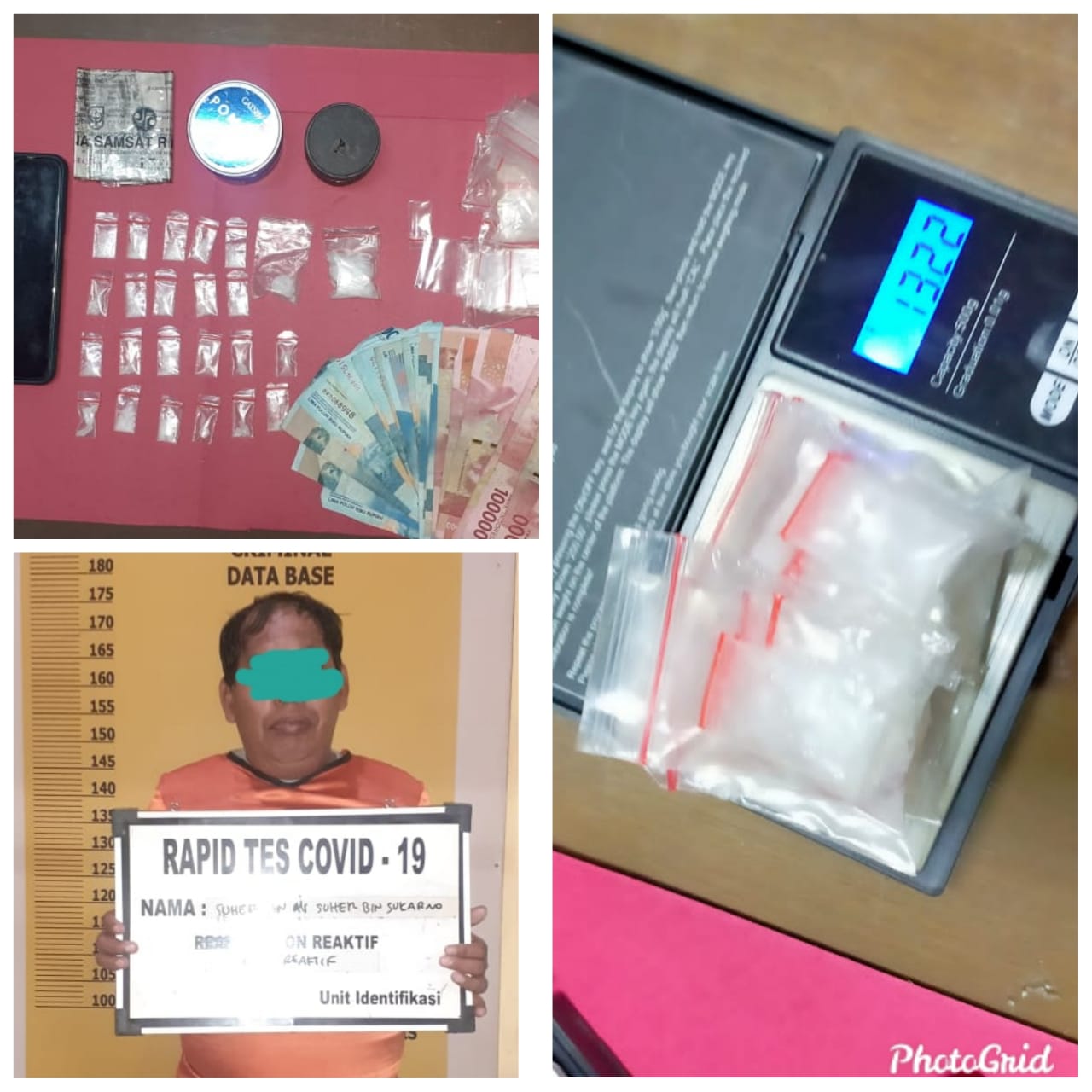 Karyawan Swasta Edarkan Shabu, Ditangkap Satuan Reserse Narkoba Polres Kuansing