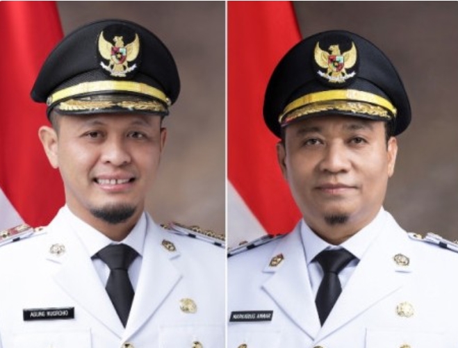 Agung Nugroho dan Markarius Anwar Resmi Dilantik sebagai Wali Kota dan Wakil Wali Kota Pekanbaru