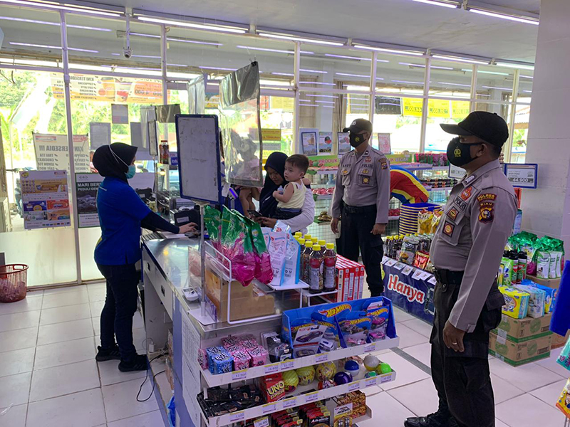 Pastikan Wilayahnya Bebas C3, Polsek Pangkalan Lesung Beri Imbauan Kamtibmas