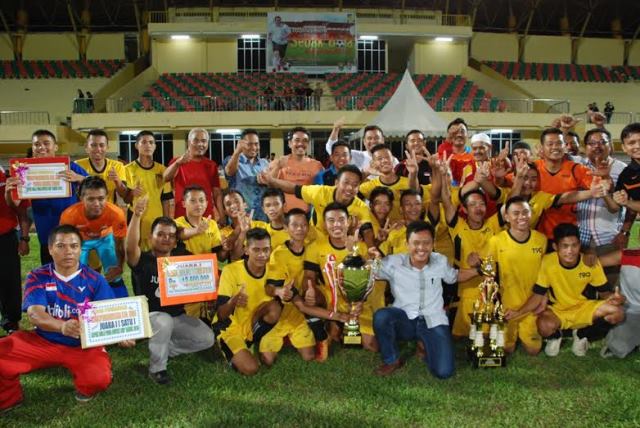 Kecamatan Batang Cenaku Gondol Piala Bupati Cup VII
