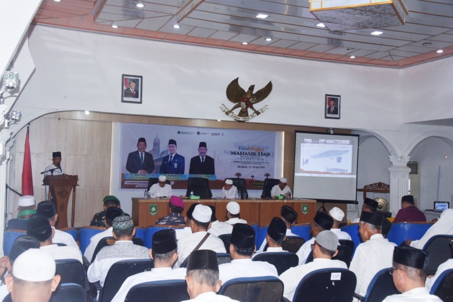 Bupati Buka Bimbingan Manasik Haji Tingkat Kabupaten Bengkalis Tahun 1446 H/2025 M