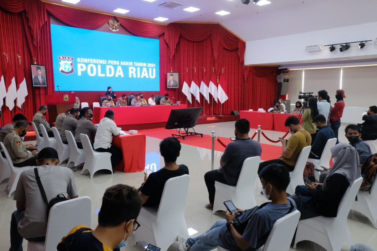 Polda Riau Sukses Ungkap 1.596 Kasus Peredaran Narkotika Dengan Tersangka 2.338 Orang di Tahun 2021