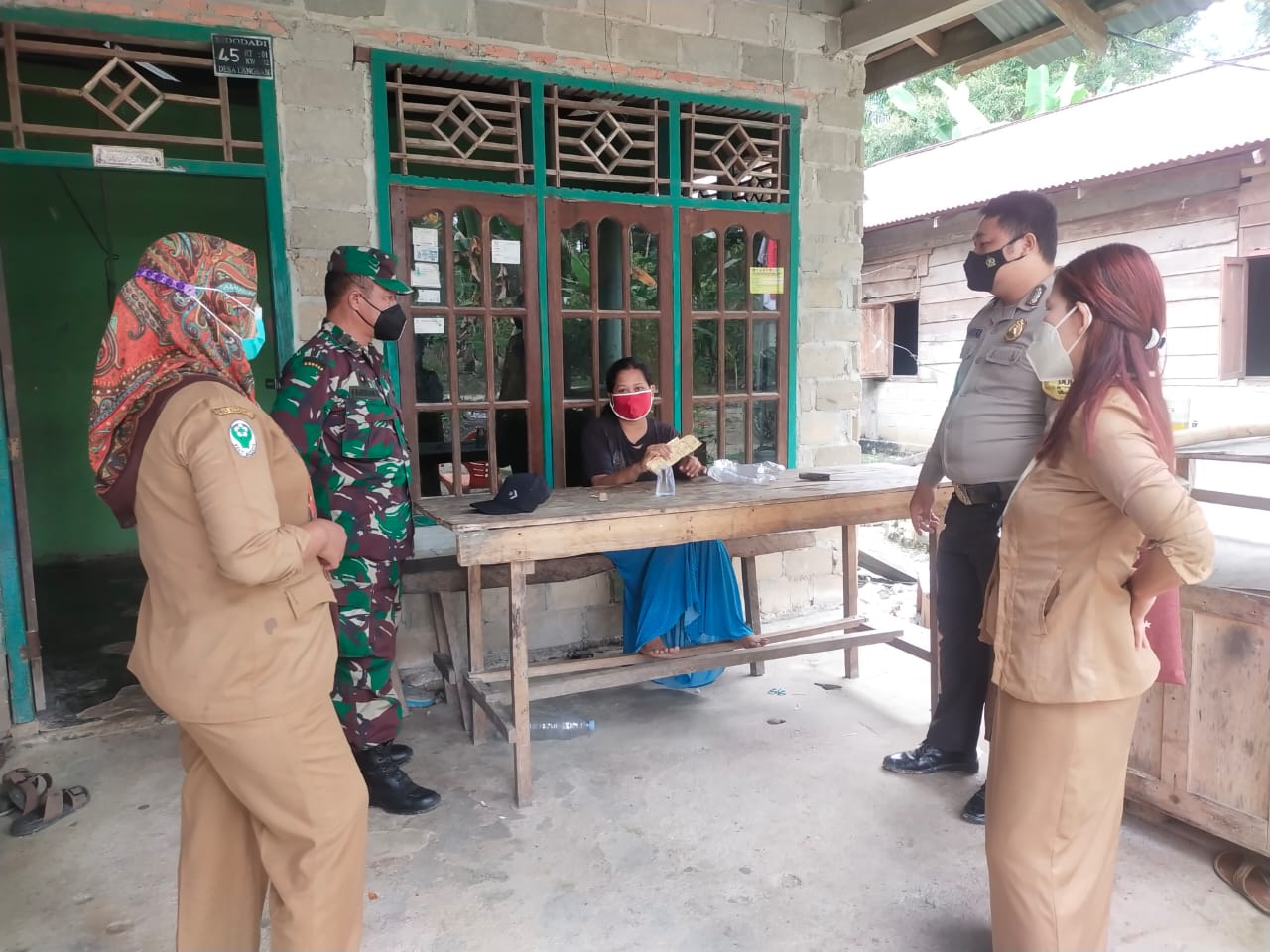 Polsek Langgam Giatkan Patroli, Antisipasi Aksi C3 Sekaligus Sosialisasikan Prokes